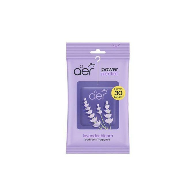 Godrej Toilet &amp; Bathroom Air freshener - lavender bloom - 1 unit (sachet)
